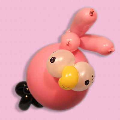 Balloon Angry Bird Pink